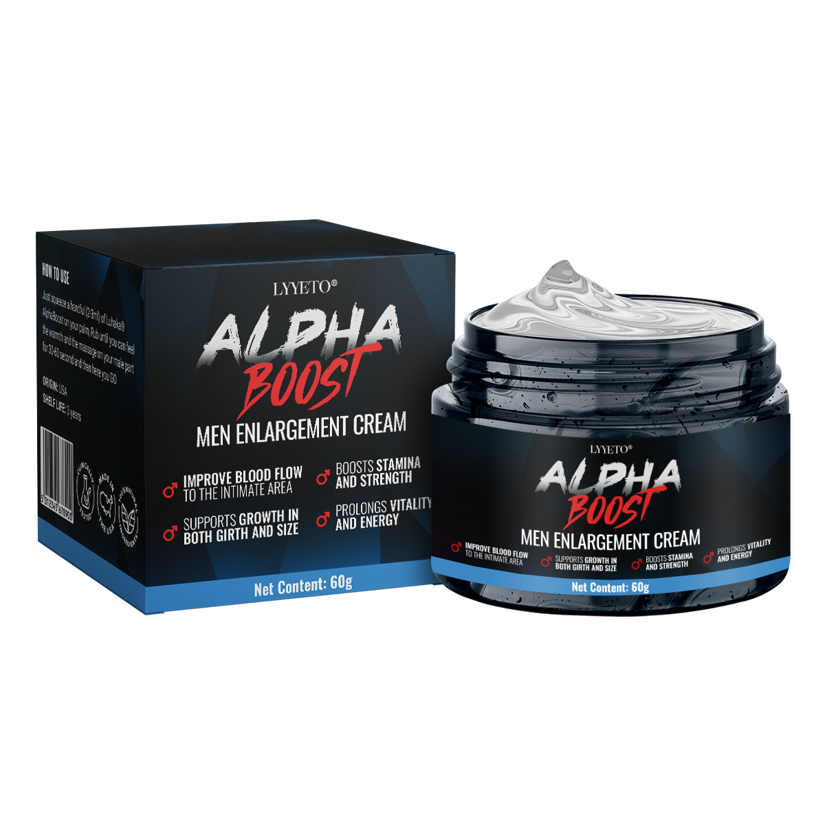 Lyyeto® AlphaBoost Men Enhancement Cream D008