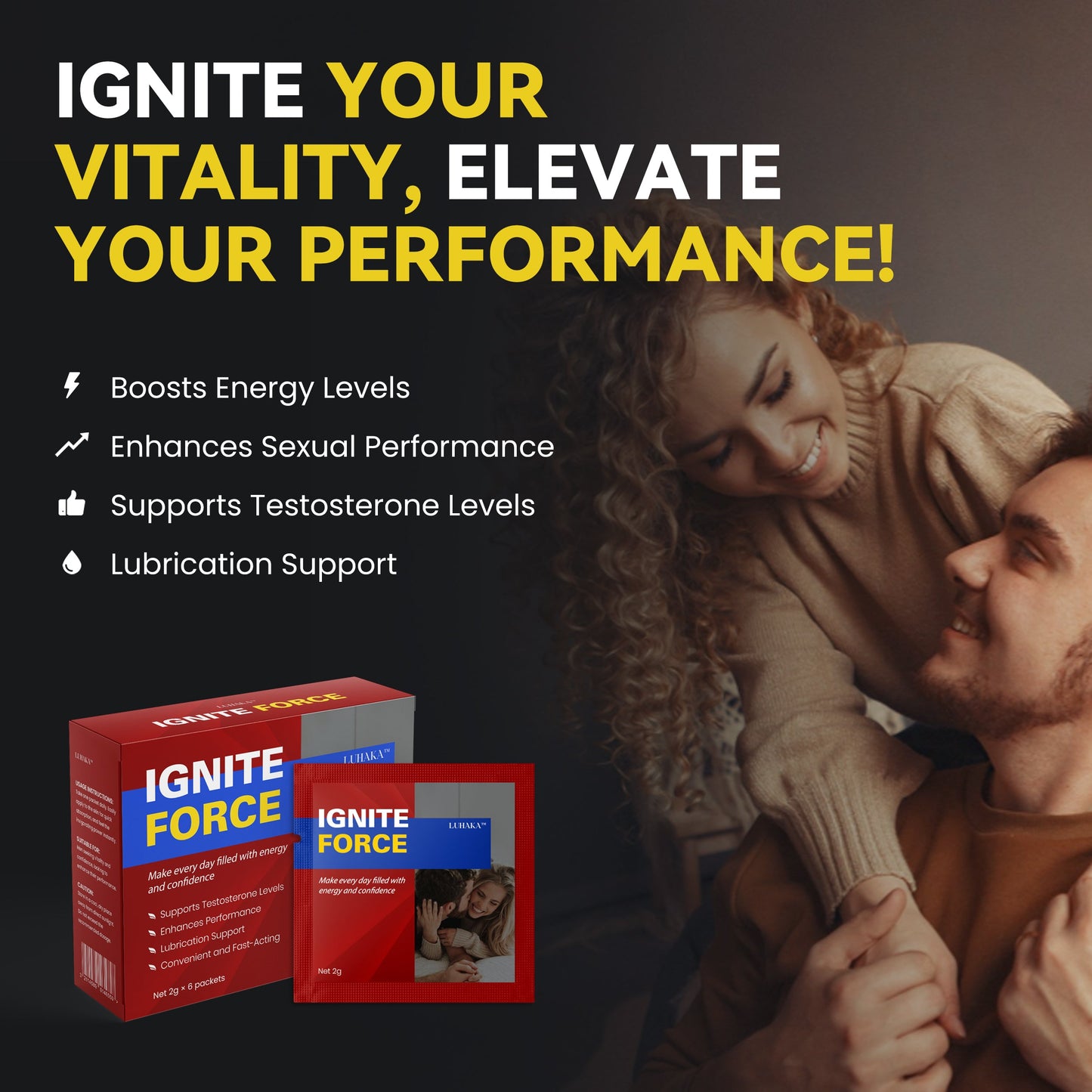 Luhaka™ IgniteForce Men Enhancement Gel 👑Limited Discount Ⅵ