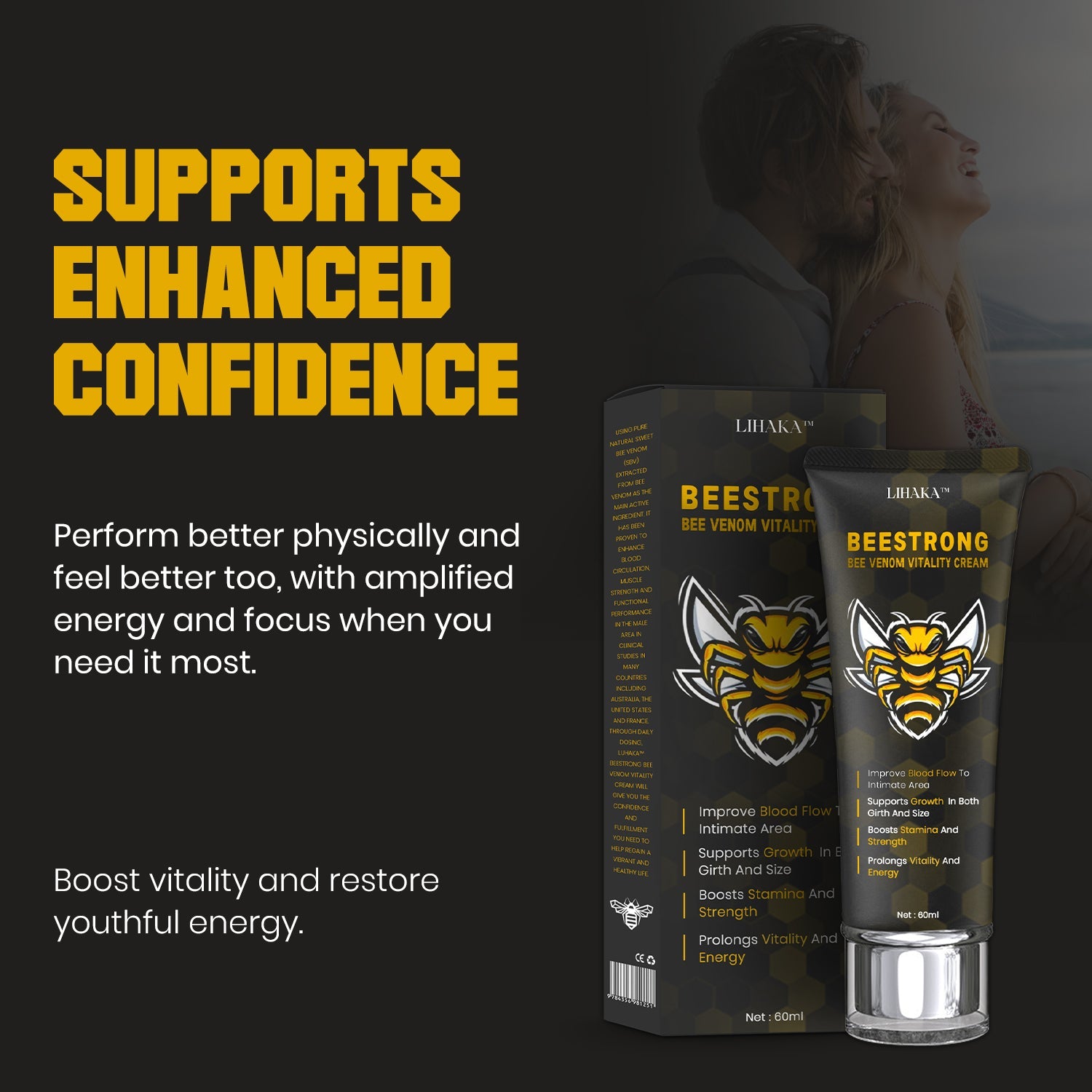 LUHAKA™ BeeStrong Bee Venom Vitality Cream D006