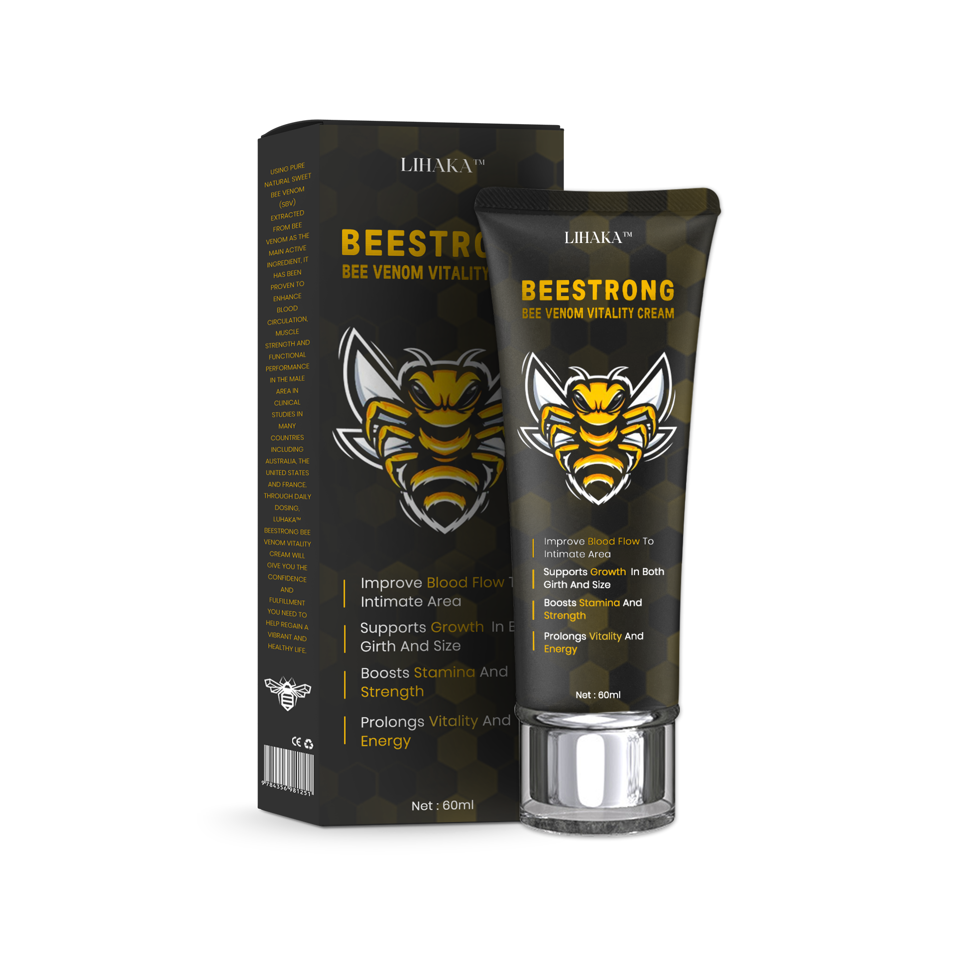 LUHAKA™ BeeStrong Bee Venom Vitality Cream D006