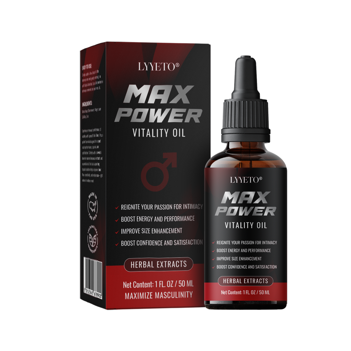 Lyyeto® MaxPower Vitality Oil D006