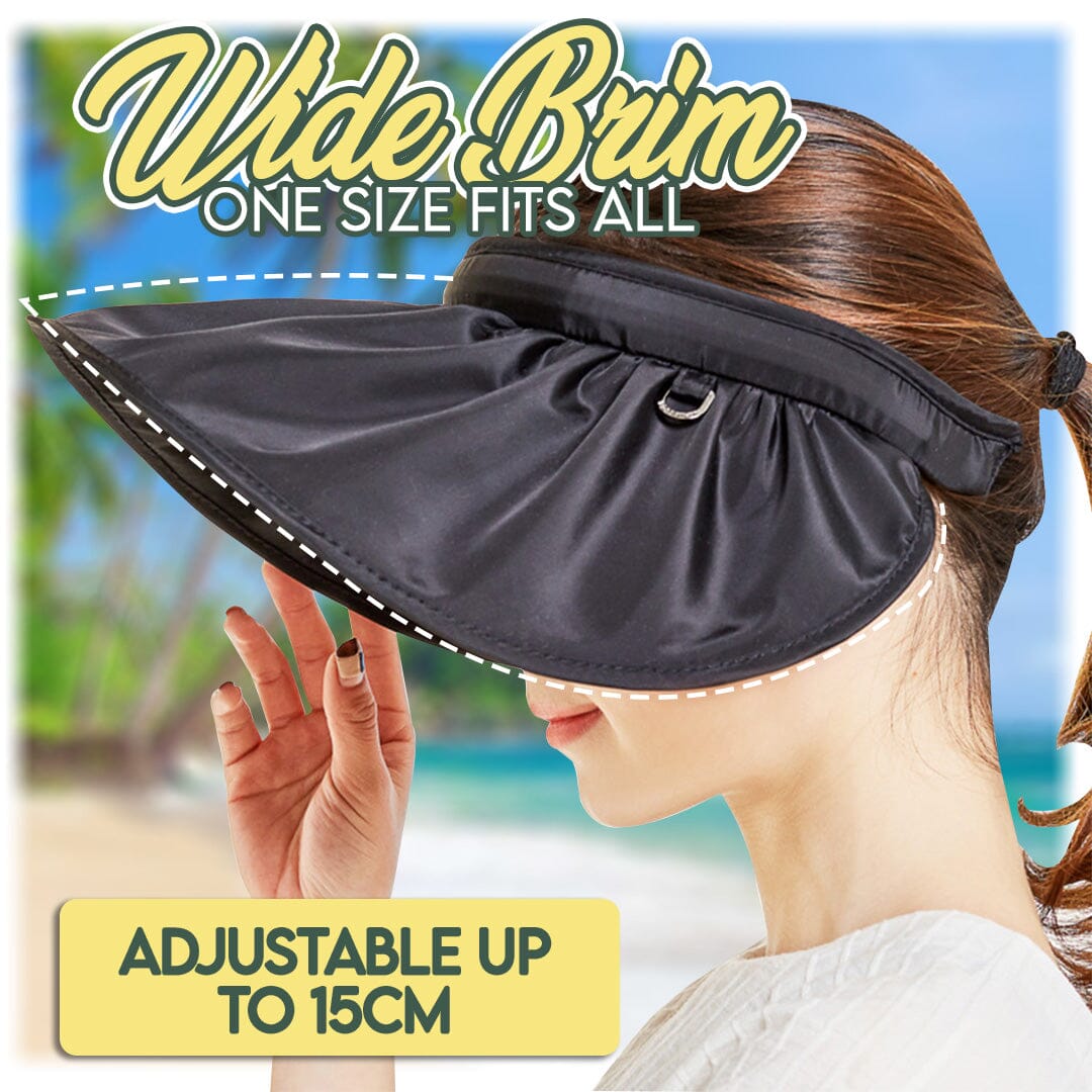 2-Way Sun Hat Hair Ban👒3